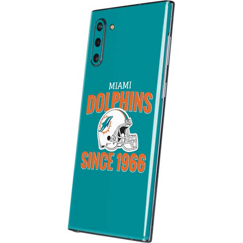NFL Miami Dolphins Helmet Galaxy Note 10 Skin